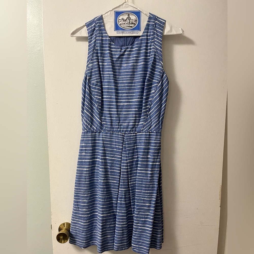 Blue and white gap dress